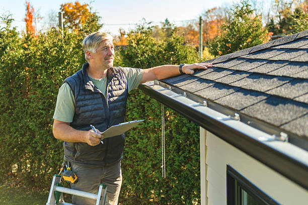 Professional Roofing technician working in Schellsburg, PA